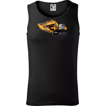 Pánské termoprádlo Žlutý bagr z boku - Tílko pánské Core - XL ( Černá )