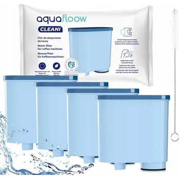 Filtr do kávovaru 4x AquaFloow filtr do vody pro kávovary Philips Saeco LatteGO Latte Go + čistič