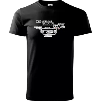 Jezevčík - Anatomie - Triko extra velké (5-8XL) - 6XL ( Černá )