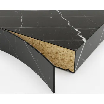 Kuchyňská pracovní deska Egger ABS hrana pro pracovní desku Pietra Grigia Black / F206 0,8 mm 43 mm