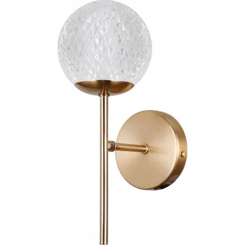 Nástěnné svítidlo Nástěnné svítidlo Italux bezbarvé, zlaté G9 5 W
