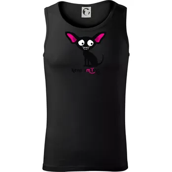 Keep smiling Čivava (Hana-creative) - Tílko pánské Core - 2XL ( Černá )