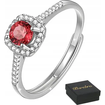 Prsten Prstýnek Stříbrný 925 Se Zirkony Stříbrné Prsteny Nastavitelný Stříbro