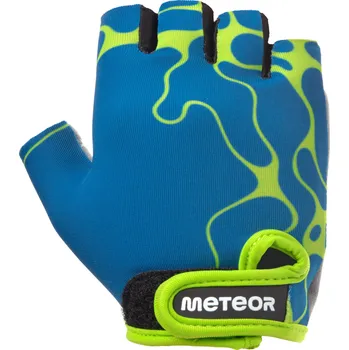 Cyklistické rukavice Dětské cyklistické rukavice METEOR M na suchý zip s protiskluzovým povrchem