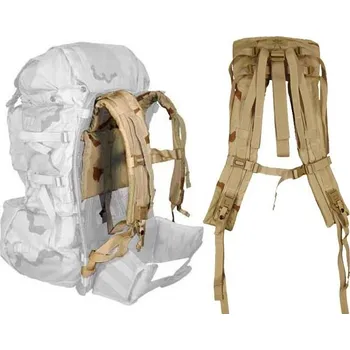 turistický batoh ARMÁDNÍ ORIGINÁL US ARMY Ramenní treky k batohu Molle II Desert DCU US