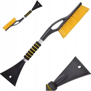 Autoškrabka ŠKRABKA NA LED A KARTÁČ NA SNÍH 2V1 DRAX ČERNO/ORANŽOVÁ 56 CM