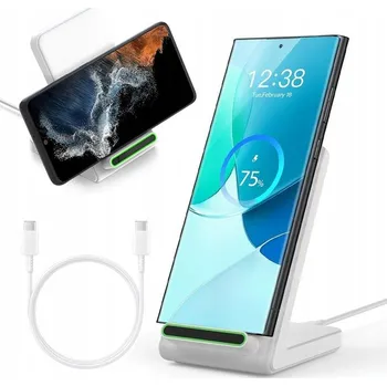 Rychlá Bezdrátová Indukční Nabíječka Qi 15W Stojan na Telefon