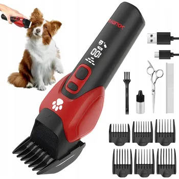 Kosmetika pro psa VÝKONNÝ STŘÍHACÍ STROJEK NA PSY ZVÍŘATA PROFESIONÁLNÍ