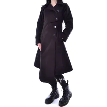 Dámský kabát kabát dámský POIZEN INDUSTRIES - AUSTRA - BLACK - L