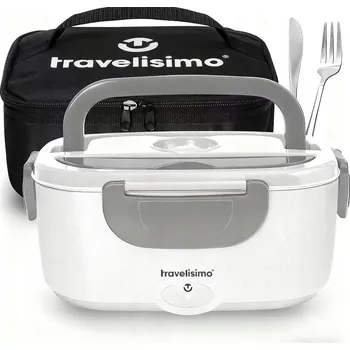 Svačinový box Box na oběd, pásek na box na oběd, taška na oběd TRAVELISIMO 1500 ml