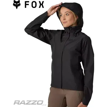 Cyklistická bunda Dámská bunda na kolo FOX Womens Ranger 2.5L Water Jacket Black 2024 XL