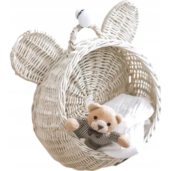 Úložný box Koš na hračky 26 x 32 cm v odstínech béžové