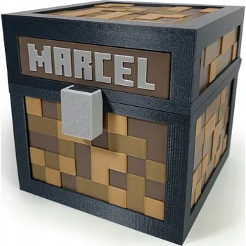 Pokladnička Pokladnička KAJAWIS Minecraft ekologická béžová