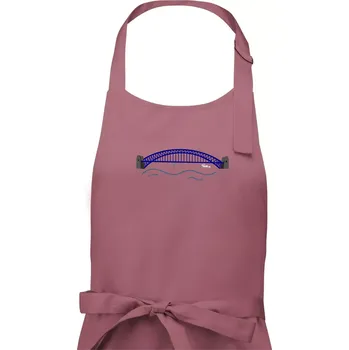 Kuchyňská zástěra Most Sydney - sebevrah (Moňas) - Pánská zástěra na vaření - Univerzální velikost ( Starorůžová )