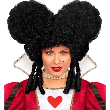 Karnevalová paruka Widmann paruka krátké černé kudrnaté vlasy