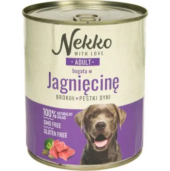 Krmivo pro psa Vlhké krmivo pro psy Nekko jehněčí bez kuřete konzerva 800 g