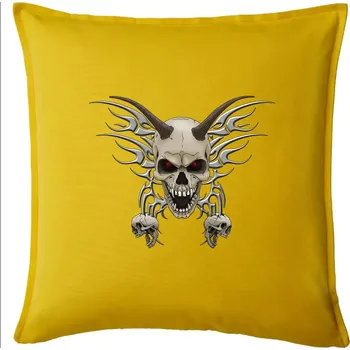 Polštář Metal devil (Hana-creative) - Polštář 50x50 - 50x50 - Pouze potah ( Žlutá )