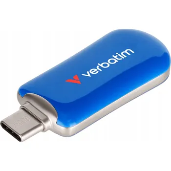 USB flash disk Flash disk Verbatim Plectra Blue 256 GB USB 3.1, USB-C 3.2 modrý