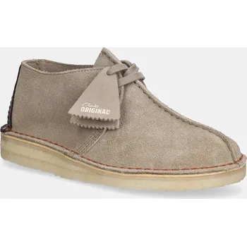 Dámské polobotky Semišové polobotky Clarks Originals Desert Trek, 39, béžová, 80X