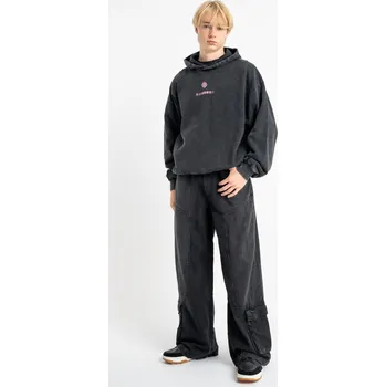 Chlapecké džíny Reporter Young | Chlapecké černé džíny typu CARGO s prostornými kapsami po stranách lýtek - Barva ČERNÁ, Velikost 152 253-0110B-28-004-1