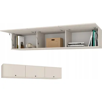 police Závěsná horizontální skříňka/police do obývacího pokoje KING 3D UP Kašmír 160