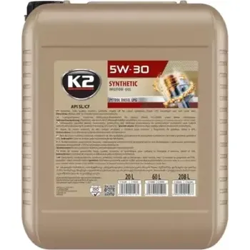 Motorový olej K2 5W30 XL 20L