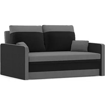 Sedací souprava Rozkládací pohovka MILTON model 2 Šedá/černá