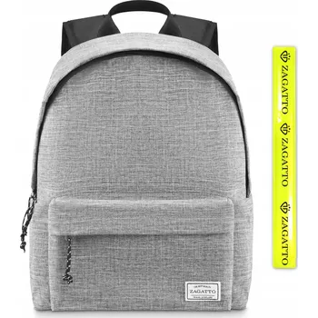 Městský batoh Batoh pánský dámský městský sportovní šedý školní batoh do práce ZAGATTO
