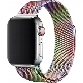 Řemínek na hodinky OCELOVÝ GRADIENTNÍ ŘEMÍNEK MILÁNSKÝ TAH PRO APPLE WATCH 42/44/45/49 MM ELEGANTNÍ