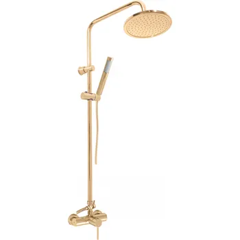 Sprchový set SEINA - Sprchový systém s vodovodní baterií, Zlatá lesklá SE982.5/7Z, RAV Slezák