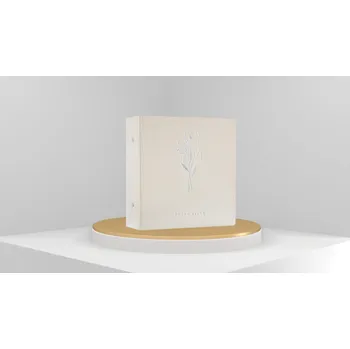 Fotoalbum FOTOALBUM LÁTKOVÝ NA 600 FOTOGRAFIÍ 11,5 x 15 cm BÉŽOVÝ XL