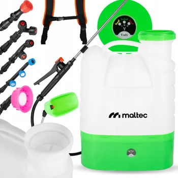 Postřikovač GardenSpray 12V 16L – aku zahradní postřikovač s regulací tlaku a velkou nádrží + SADA TRYSEK NAVÍC