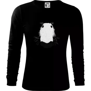 Pánská móda Barzoj čumák (Moňas) - Triko s dlouhým rukávem FIT-T long sleeve - M ( Černá )