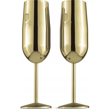 Sklenice Berlinger Haus OCELOVÉ Skleničky na šampaňské zlaté 2 60 Ml 2 ks