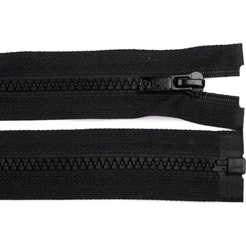 Zip Kostěný zip No 5 délka 200 cm, malé, černá