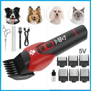 Kosmetika pro psa VÝKONNÝ STŘÍHACÍ STROJEK NA PSY ZVÍŘATA PROFESIONÁLNÍ