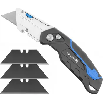 Pracovní nůž Skládací Nůž Hogert HT4C639 s lichoběžníkovou čepelí