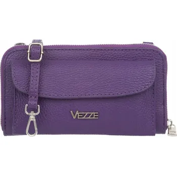 Vezze kabelka z pravé lícové kůže fialová