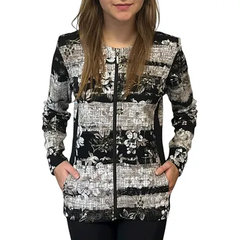 Dámské sako Sako Sabatti béžovo-černé s kapsami Velikosti Sabatti: 50