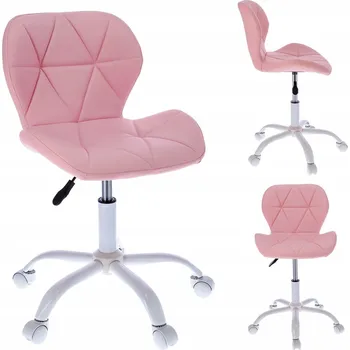 Otočná kancelářská židle Jumi růžová