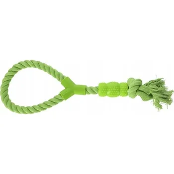 Hračka pro psa DINGO PŘETAHOVADLO PRO PSA DENTA FRESH GREEN