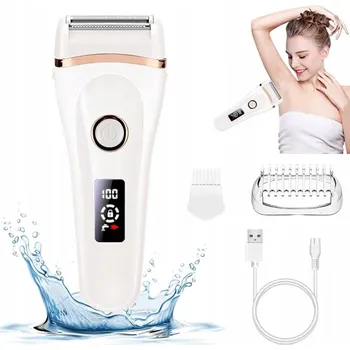Holicí strojek HOLICÍ STROJEK DÁMSKÝ DEPILÁTOR ZASTŘIHOVAČ TĚLA BIKINI NOHOU PODPAŽÍ 3V1 USB
