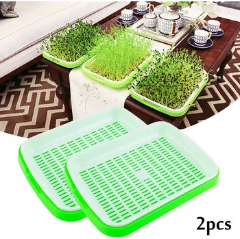 Pěstební box 2 kusů misek/táců na klíčení semen, sadbovač