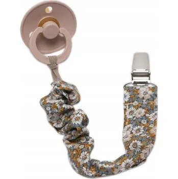 Hi Little One klip na dudlík BOHO FLO Sage Pom Pom