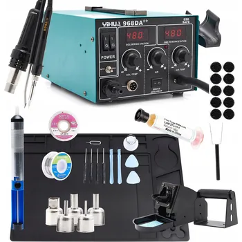 Páječka Pájecí stanice 2v1 (horkovzdušná a hrotová) Yihua 780 W