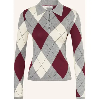 Dámský svetr Tommy Hilfiger Dámská Úpletová Polokošile, krémová / tmavě...