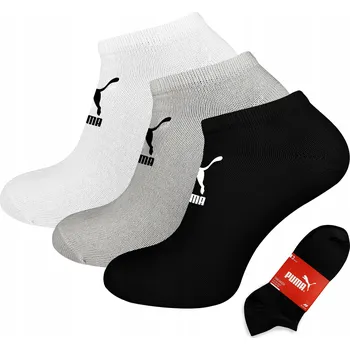 Pánské ponožky PUMA SNEAKER bavlněné ponožky ponožky KOTNÍKOVÉ PONOŽKY - 43-46