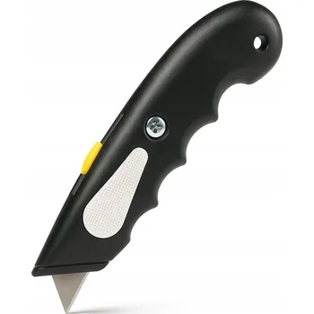 Pracovní nůž Nůž Bezpečnostní Nůž do Skladu nebo Kanceláře Excell HD-9-BK – lehký a stabilní