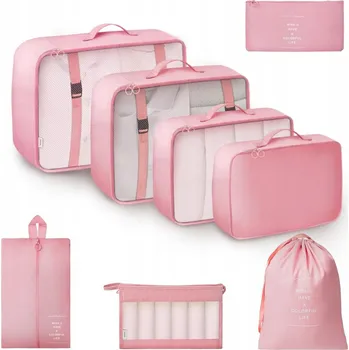 8 ks CESTOVNÍCH ORGANIZÉRŮ DO KUFRU, CESTOVNÍ ORGANIZÉRY NA BALENÍ OBLEČENÍ