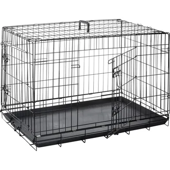Karlie Drátěná klec černá dva vchody 120x76x82cm